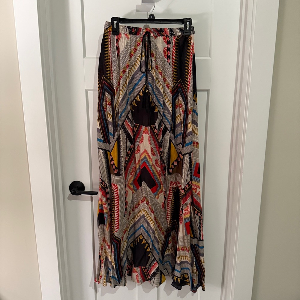 Mix Nouveau Colorful Geometric Maxi Skirt